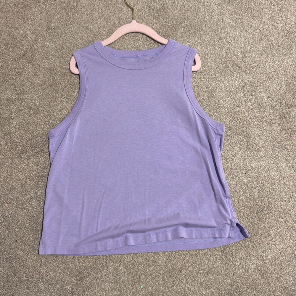 Lululemon tank cotton crew neck